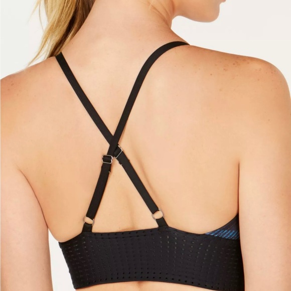 Nike LASER FUCHSIA Line up Printed Cross-Back Top XS Extra Small New NWT - Picture 2 of 3